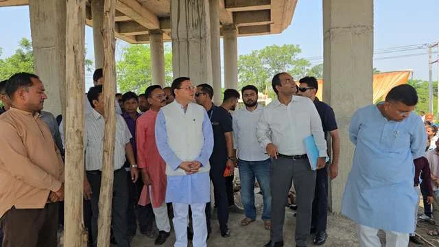 धामी ने किया मां पूर्णागिरी मंदिर का स्थलीय निरीक्षण