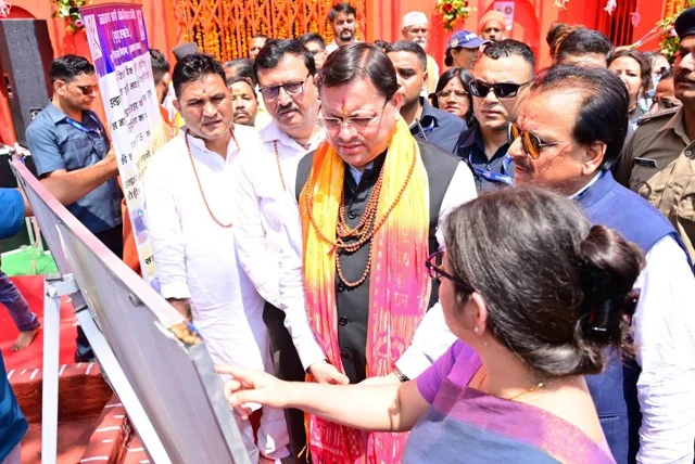 धामी ने हल्द्वानी के कालू सिद्ध मंदिर में की पूजा-अर्चना