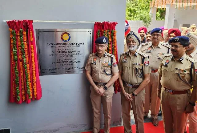 पंजाब में एंटी नारकोटिक्स टास्क फोर्स के दफ्तर का उद्घाटन