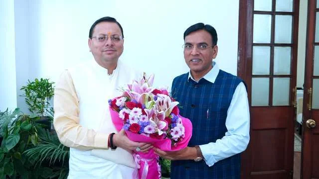 उत्तराखंड के खेल विकास पर सीएम धामी ने केंद्रीय मंत्री से की चर्चा