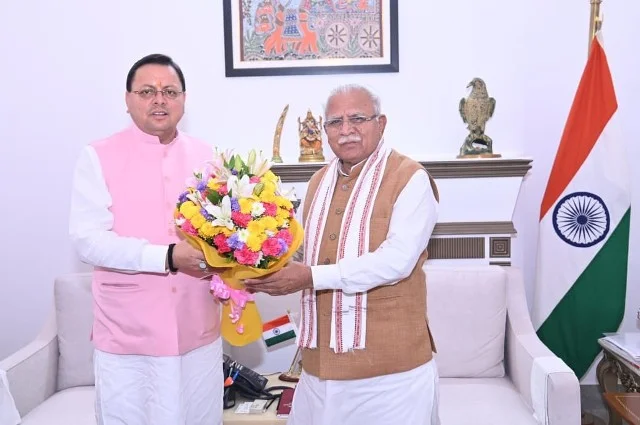 कुंभ 2027 की तैयारी: सीएम धामी ने केंद्रीय मंत्री खट्टर से मांगा सहयोग