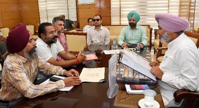 चीमा ने विभिन्न अध्यापक यूनियनों से की मुलाकात