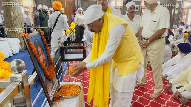 शहीद जवान दलजीत सिंह की याद में अखंड पाठ साहिब का भोग आयोजित