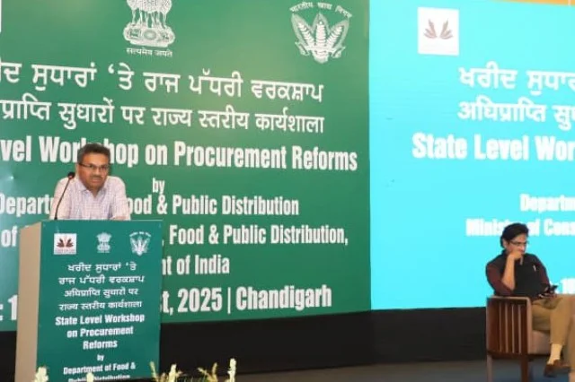 हरियाणा के मुख्य सचिव ने केंद्र की खाद्य सुधार पहल की सराहना की