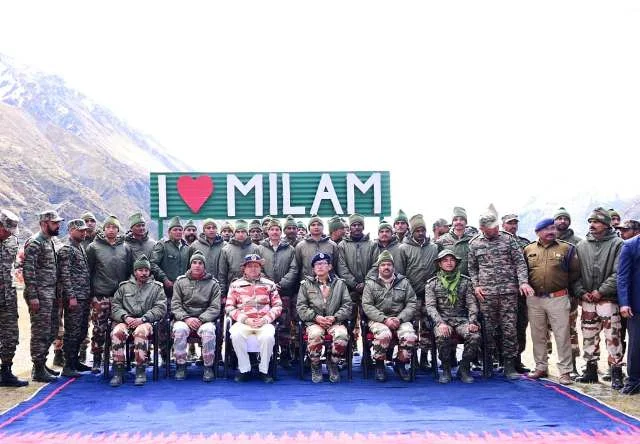 सीएम धामी ने पिथौरागढ़ के सीमांत गांव मिलम का किया दौरा