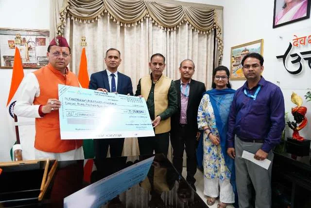 केनरा बैंक ने मुख्यमंत्री राहत कोष में 25 लाख रुपये का योगदान दिया