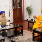 केदारनाथ धाम के रावल ने सीएम धामी से की शिष्टाचार भेंट, दिया आशीर्वाद