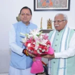 नई दिल्ली में सीएम धामी ने केंद्रीय मंत्री खट्टर से की मुलाकात, राज्य के मुद्दों पर चर्चा