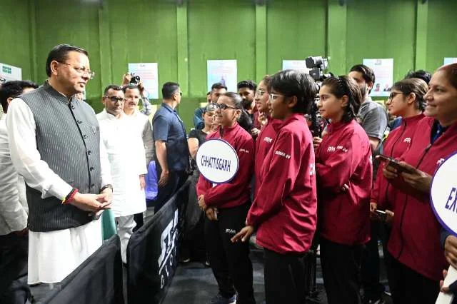 स्टेट जूनियर-यूथ टेबल टेनिस चैंपियनशिप का सीएम धामी ने शुभारंभ किया