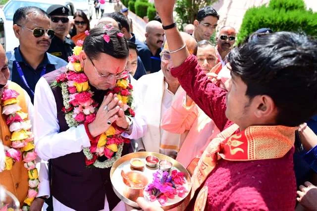 अल्मोड़ा में श्रीपीठम स्थापना महोत्सव में सीएम धामी ने की शिरकत