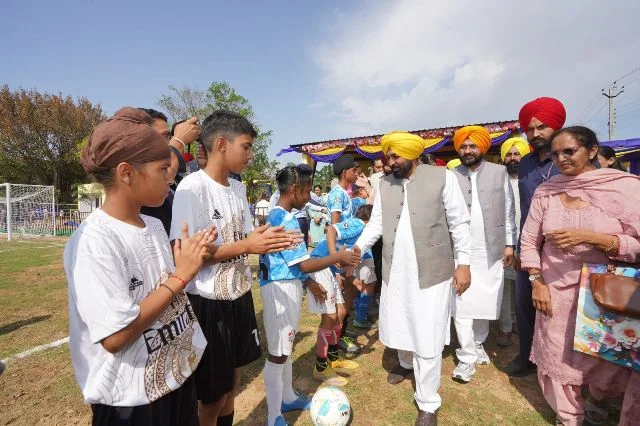 पंजाब में 15 जुलाई तक 3100 खेल मैदान होंगे तैयार, सीएम मान का ऐलान