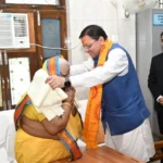नड्डा और धामी ने शांतिकुंज में श्रद्धेया शैलदीदी से लिया आशीर्वाद