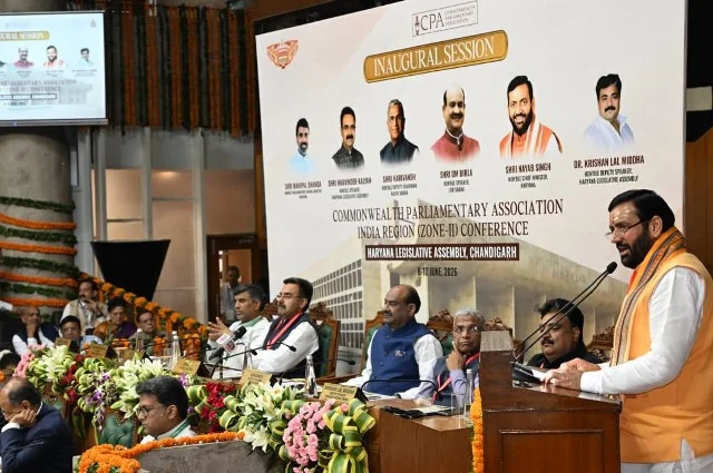 वैश्विक चुनौतियों से निपटने के लिए प्रभावी विधायी नेतृत्व और जनभागीदारी जरूरी सैनी