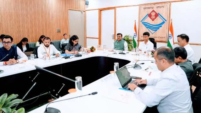 CS ने नीति आयोग के सदस्य डॉ. एम. श्रीनिवास का किया स्वागत