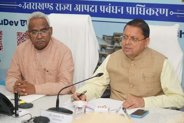 मुख्यमंत्री धामी ने आपदा प्रबंधन तैयारियों की समीक्षा की