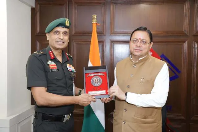 मुख्यमंत्री धामी से NCC DG की शिष्टाचार भेंट, उत्तराखंड में विस्तार पर हुई चर्चा