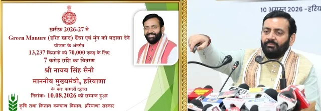 सैनी ने 50 लाख से अधिक लाभार्थियों के खातों में ट्रांसफर किए ₹1,595 करोड़