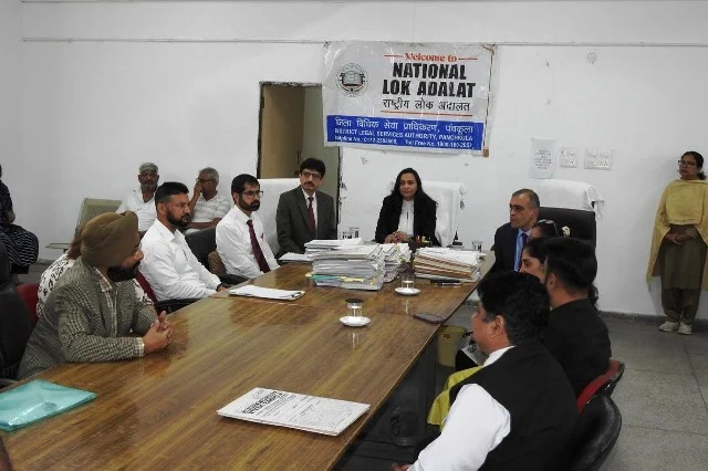हरियाणा की राष्ट्रीय लोक अदालत में 6.75 लाख से अधिक मामलों का निपटारा