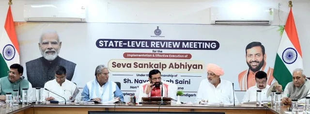 ‘सेवा संकल्प अभियान’ की तैयारियों को लेकर सीएम सैनी ने की समीक्षा