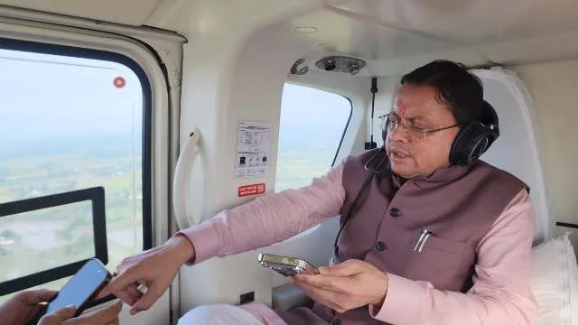 बाजपुर में ओलावृष्टि से फसलों को हुए नुकसान का सीएम धामी ने लिया जायजा