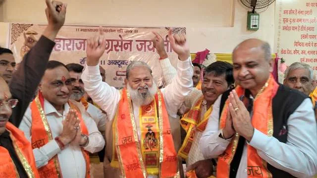 महाराजा अग्रसेन के सिद्धांतों पर चलें सरकारें अनिल विज