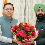 सीएम धामी ने राज्यपाल गुरमीत सिंह से की शिष्टाचार भेंट