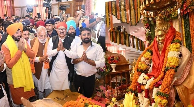 सीएम सैनी ने अमृतसर में भगवान वाल्मीकि तीर्थ पर टेका माथा